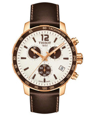 Tissot Quickster Chronograph Silver Dial Watch For Men - T095.417.36.037.01