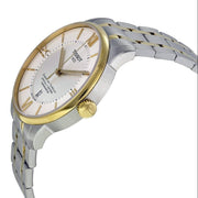 Tissot Chemin Des Tourelles Powermatic 80 Cosc Silver Dial Two Tone Steel Strap Watch For Men - T099.408.22.038.00