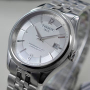Tissot Ballade Powermatic 80 Cosc Silver Dial Silver Steel Strap Watch For Men - T108.408.11.037.00