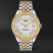 Tissot Ballade Powermatic 80 Chronometer Silver Dial Two Tone Steel Strap Watch For Men - T108.408.22.037.00