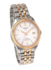 Tissot Ballade Powermatic 80 Mother of Pearl Silver Dial Two Tone Steel Strap Watch For Women - T108.208.22.117.00