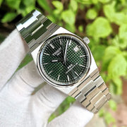 Tissot PRX Powermatic 80 Green Dial Silver Steel Strap Watch for Men - T137.207.11.091.00