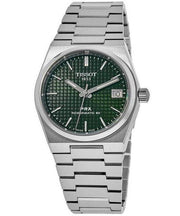 Tissot PRX Powermatic 80 Green Dial Silver Steel Strap Watch for Men - T137.207.11.091.00