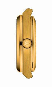 Tissot PRX Powermatic 80 Gold Dial Gold Steel Strap Watch for Men - T137.207.33.021.00