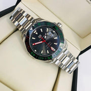 Tag Heuer Calibre 5 Match Timer CSL Edition Automatic Black Dial Silver Steel Strap Watch for Men – WAY201E.BA0927