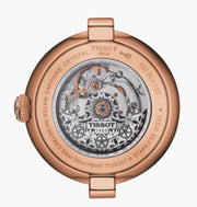Tissot Bellissima Automatic Silver Dial Brown Leather Strap Watch For Women - T126.207.36.013.00
