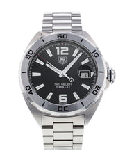 Tag Heuer Formula 1 Automatic Black Dial Silver Steel Strap Watch for Men - WAZ2113.BA0875