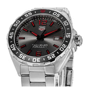 Tag Heuer Formula 1 Quartz Anthracite Dial Silver Steel Strap Watch for Men - WAZ1018.BA0842