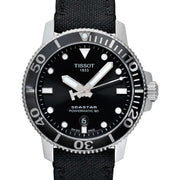 Tissot Seastar 1000 Powermatic 80 Black Dial Black Nylon Strap Watch For Men - T120.407.17.051.00