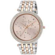 Michael Kors Darci Rose Gold Dial Two Tone Steel Strap Watch for Women - MK3726