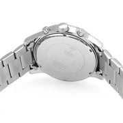 Guess Atlas Chronograph Silver Dial Silver Steel Strap Watch For Men - W0668G7