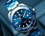 Tag Heuer Aquaracer Blue Dial Watch for Men - WAY101C.BA0746
