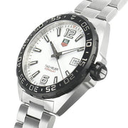 Tag Heuer Formula 1 White Dial Silver Steel Strap Watch for Men - WAZ1111.BA0875