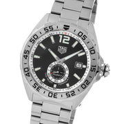 Tag Heuer Formula 1 Automatic Black Dial Silver Steel Strap Watch for Men - WAZ2012.BA0842