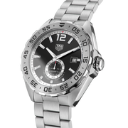 Tag Heuer Formula 1 Automatic Black Dial Silver Steel Strap Watch for Men - WAZ2012.BA0842