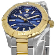 Tag Heuer Aquaracer Blue Dial Two Tone Steel Strap Watch for Women - WBD1325.BB0320