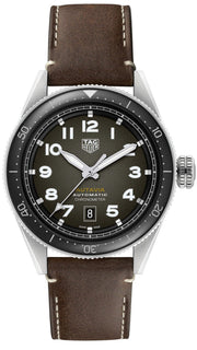 Tag Heuer Autavia Automatic Grey Dial Watch for Men - WBE5114.FC8266