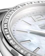 Tag Heuer Formula 1 Quartz Diamonds Mother of Pearl Dial Silver Steel Strap Watch for Women - WBJ131A.BA0666