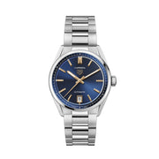Tag Heuer Carrera Date Blue Dial Silver Steel Strap Watch for Women - WBN2311.BA0001