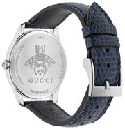 Gucci G-Timeless Signature Mother of Pearl Star Dial Blue Watch For Women - YA126588