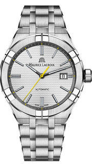 Maurice Lacroix Aikon Automatic Grey Dial Silver Steel Strap Watch For Men - AI6008-SS00F-231-A