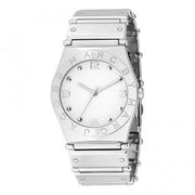 Marc Jacobs Amy White Dial Silver Steel Strap Watch for Women - MBM8518