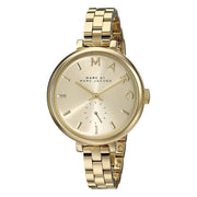 Marc Jacobs Sally Champagne Gold Dial Gold Steel Strap Watch for Women - MBM3363