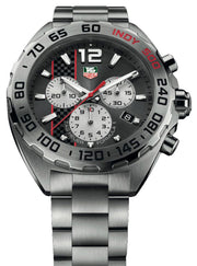 Tag Heuer Formula 1 Chronograph Grey Dial Silver Steel Strap Watch for Men - CAZ1114.BA0877
