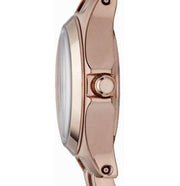 Marc Jacobs Dinky Rose Gold Dial Rose Gold Steel Strap Watch for Women - MBM3200