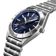 Breitling Chronomat 32 Blue Dial Silver Steel Strap Watch for Women - A77310101C1A1