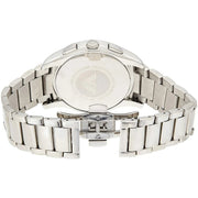 Emporio Armani Valente Chronograph Silver Dial Silver Steel Strap Watch For Men - AR11081