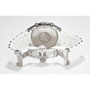 Emporio Armani Sport Chronograph White Dial White Silicone Strap Watch For Men - AR5859