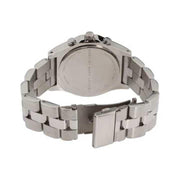 Marc Jacobs Blade Chronograph White Dial Silver Steel Strap Watch for Women - MBM3080