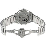 Bulova BVA Series Dual Aperture Silver Dial Silver Steel Strap Watch for Men - 96A118