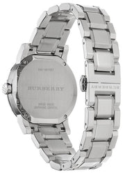 Burberry The City White Dial Silver Steel Strap Watch for Women - BU9100