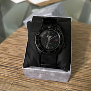 Seiko 5 Sports Automatic Black Dial Black NATO Strap Watch For Men - SRPD79K1