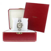 Cartier Ballen Bleu De Cartier Silver Dial Silver Steel Strap Watch for Women - W6920084