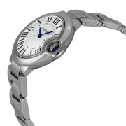 Cartier Ballen Bleu De Cartier Silver Dial Silver Steel Strap Watch for Women - W6920084