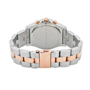 Marc Jacobs Marc Silver Dial Two Tone Steel Strap Watch for Women- MBM3170