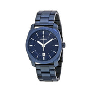 Fossil Machine Blue Dial Blue Steel Strap Watch for Men - FS5231