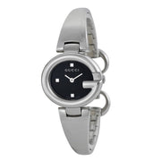 Gucci Guccisima Quartz Black Dial Silver Steel Strap Watch For Women - YA134501