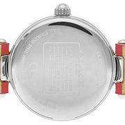Coach Park Pink Dial Pink Leather Strap Watch for Women - 14503536