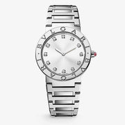 Bvlgari Bvlgari Bvlgari Lady Diamonds Silver Dial Silver Steel Strap Watch for Women - BVLGARI103696