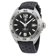Tag Heuer Formula 1 Automatic Black Dial Black Rubber Strap Watch for Men - WAZ2113.FT8023