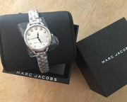 Marc Jacobs Betty White Dial Silver Steel Strap Watch for Women - MJ3497