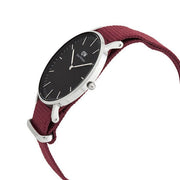 Daniel Wellington Classic Roselyn Black Dial Red NATO Strap Dial Watch For Women - DW00100270