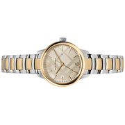 Burberry The Classic Champagne Gold Dial Two Tone Steel Strap Watch for Women - BU10118