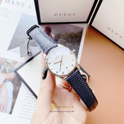 Gucci G-Timeless Signature Mother of Pearl Star Dial Blue Watch For Women - YA126588