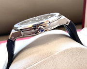 Salvatore Ferragamo F-80 Classic Black Dial Black Leather Strap  Watch for Men - SFDT00219