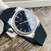 Tissot PRX Black Dial Black Rubber Strap Watch For Men - T137.410.17.051.00